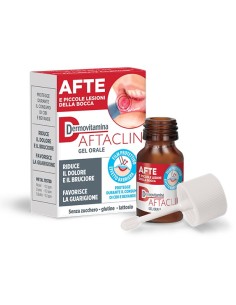 DERMOVITAMINA AFTACLIN GEL ORALE 7 ML CONTRO DOLORE E...