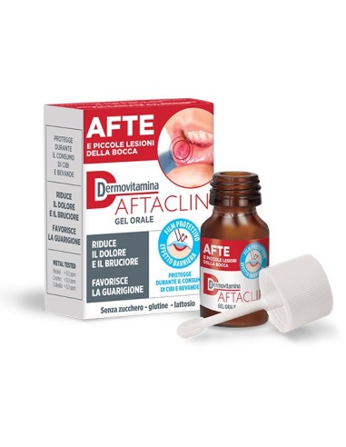 DERMOVITAMINA AFTACLIN GEL ORALE 7 ML CONTRO...