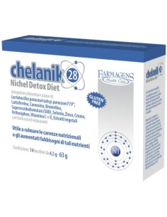 Chelanik 28 Nichel Detox Diet 14 Bustine