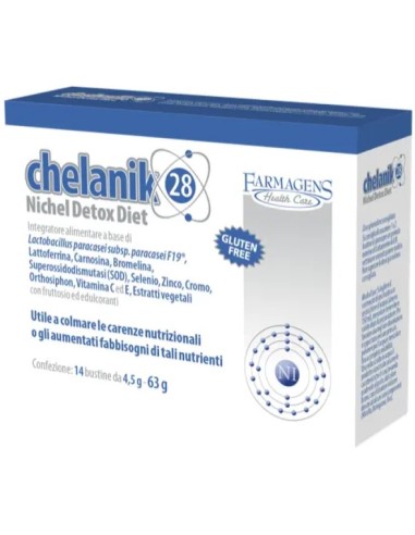 Chelanik 28 Nichel Detox Diet 14 Bustine