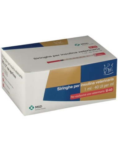 Siringa Insulina Uso Veterinario MSD-AH 30...