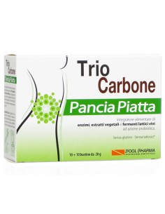Triocarbone Pancia Piatta 10 Bustine Bipartite