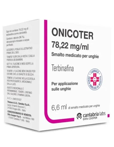 Onicoter Smalto Medicato Per Unghie 6,6ml