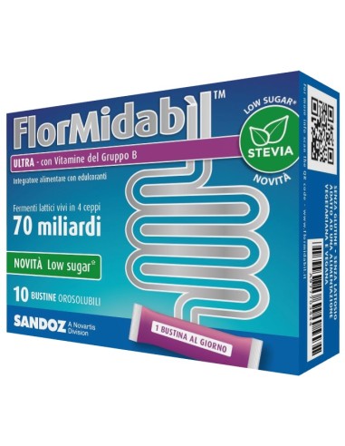 FLORMIDABIL ULTRA 10 BUSTINE CON STEVIA