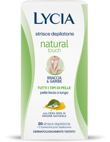 Lycia Natural Touch 20 Strisce Depilatorie...