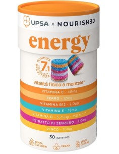 Upsa X Nourished Energy 30 Gummies