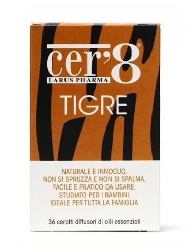 Cer'8 Tigre Cuscinetto Adesivo 36 Pezzi