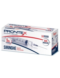 Prontex Siringa 5ml Ago Indolore 10 Pezzi