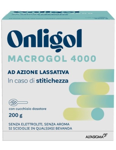 Onligol Macrogol 4000 200g con Cucchiaino Dosatore