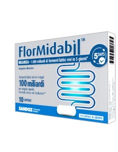 FLORMIDABIL RICARICA 10 CAPSULE