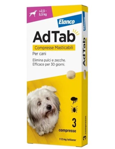 Adtab Cani da 2,5 A 5,5kg 3 Compresse...