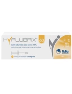 Hyalubrix Siringa Intra-Articolare 60mg Acido Ialuronico...
