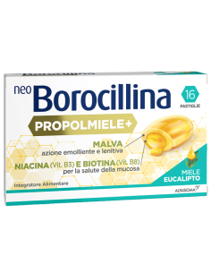 Neoborocillina Propolmiele + Miele/Eucalipto 16 Pastiglie