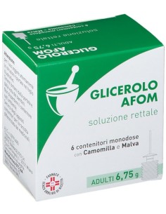 Glicerolo Afom 6 Contenitori Monodose 6,75g