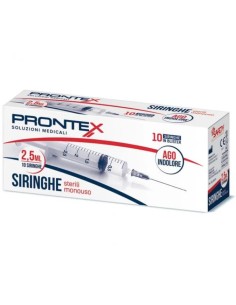 Siringa Prontex 2,5ml 10 Pezzi
