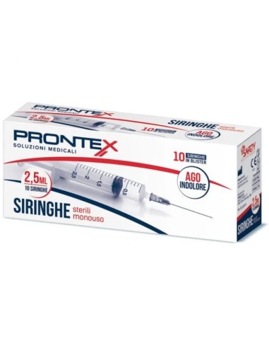 Siringa Prontex 2,5ml 10 Pezzi