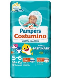 Pampers il Costumino Taglia 5-6 (14+ kg) 10 Pezzi