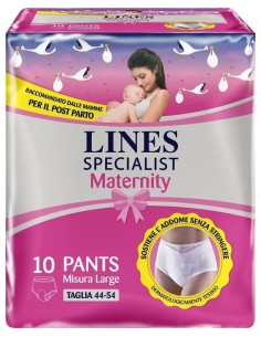Lines Specialist Maternity Mutandine Post Parto Taglia L...