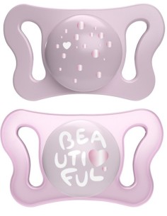 Chicco Succhietto Micro Rosa Silicone 2 Pezzi 0-2 Mesi