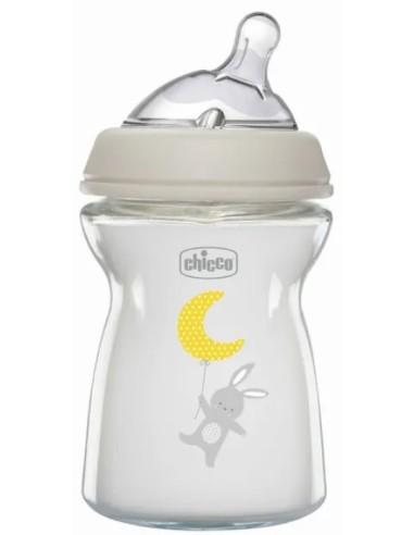 Chicco Biberon In Vetro Natural Feeling Flusso...