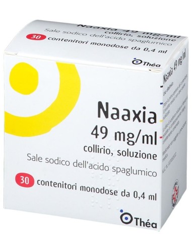 Naaxia 30 Monodosi Collirio 0,4ml 4,9%