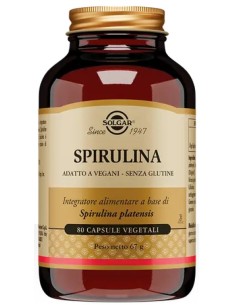 Solgar Spirulina 80 Capsule Vegetali