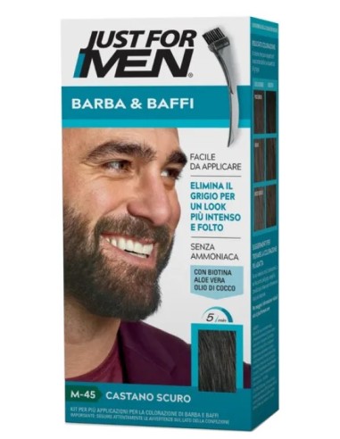 Just For Men Barba&Baffi M45 Castano Scuro 51g