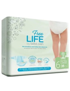 Freelife Bebe Cash Pannolini Taglia 6 Extra Large 35...