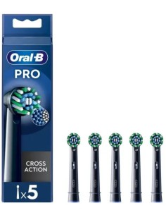 Oral-B Testine Di Ricambio Pro Cross Action Black 5 Pezzi