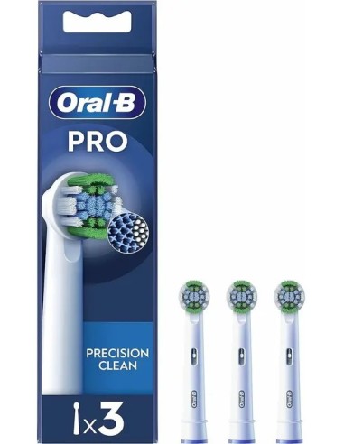 Oral-B Precision Clean Testine di Ricambio Spazzolino Elettrico 3 Pezzi