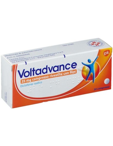 Voltadvance 20 Compresse Rivestite 25mg