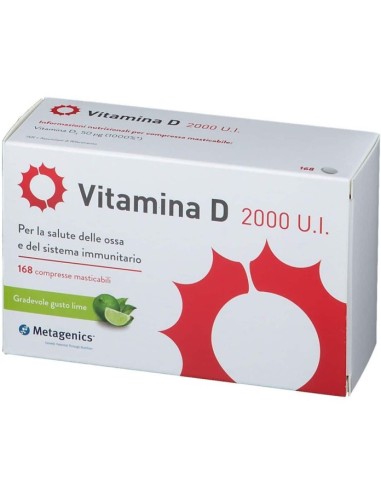 Vitamina D 2000 UI 168 Compresse Masticabili