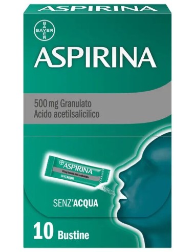 Aspirina 500mg 10 Bustine Granulate