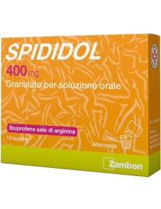Spididol Granulato 12 Bustine 400mg Gusto Albicocca