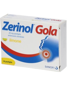 Zerinol Gola Limone 18 Pastiglie 20mg
