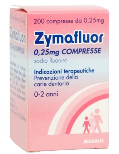 Zymafluor 200 Compresse 0,25mg