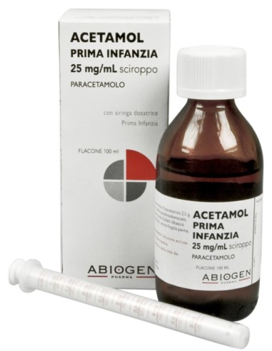 Acetamol Prima Infanzia Sciroppo 125mg 100ml