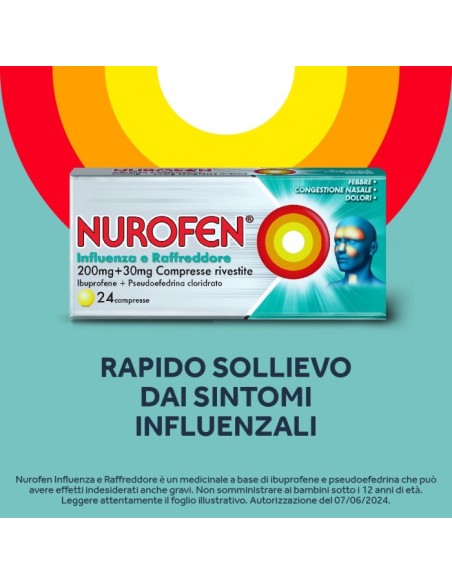 Nurofen Influenza Raffreddore 24 Compresse