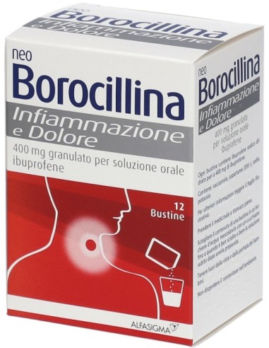Neoborocillina Infiammazione e Dolore 12 Bustine