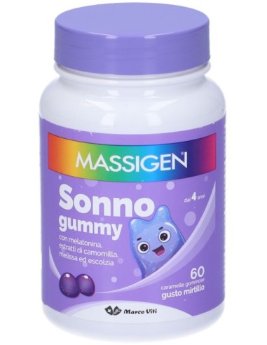 Massigen Sonno Gummy 60 Caramelle Gommose