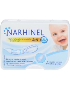 Narhinel Aspiratore Nasale Neonati e Bambini Soft + 2...