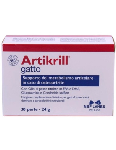 Artikrill Mangime Complementare Gatti 30 Perle