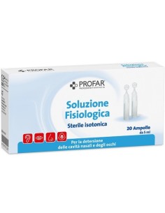Profar Soluzione Fisiologica Sterile Isotonica 20 Ampolle...