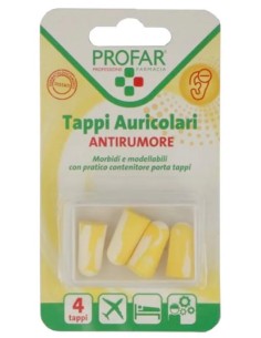 Profar Tappi Auricolari in Schiuma 4 pezzi