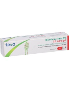 Diclofenac Teva BV 20mg/g Gel 60g