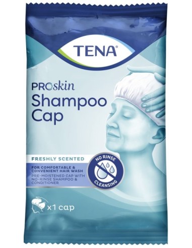 Tena Shampoo Cuffia Pre-Umidificata 1 Pezzo