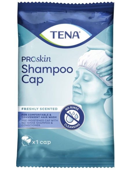 Tena Shampoo Cuffia Pre-Umidificata 1 Pezzo