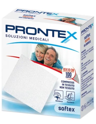 Prontex Garza Softex TNT 10x10cm 100 Pezzi