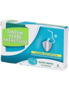 Tantum Verde Antisettico 20 Pastiglie Gusto Menta