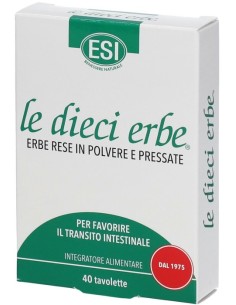 Esi Le Dieci Erbe 40 Tavolette